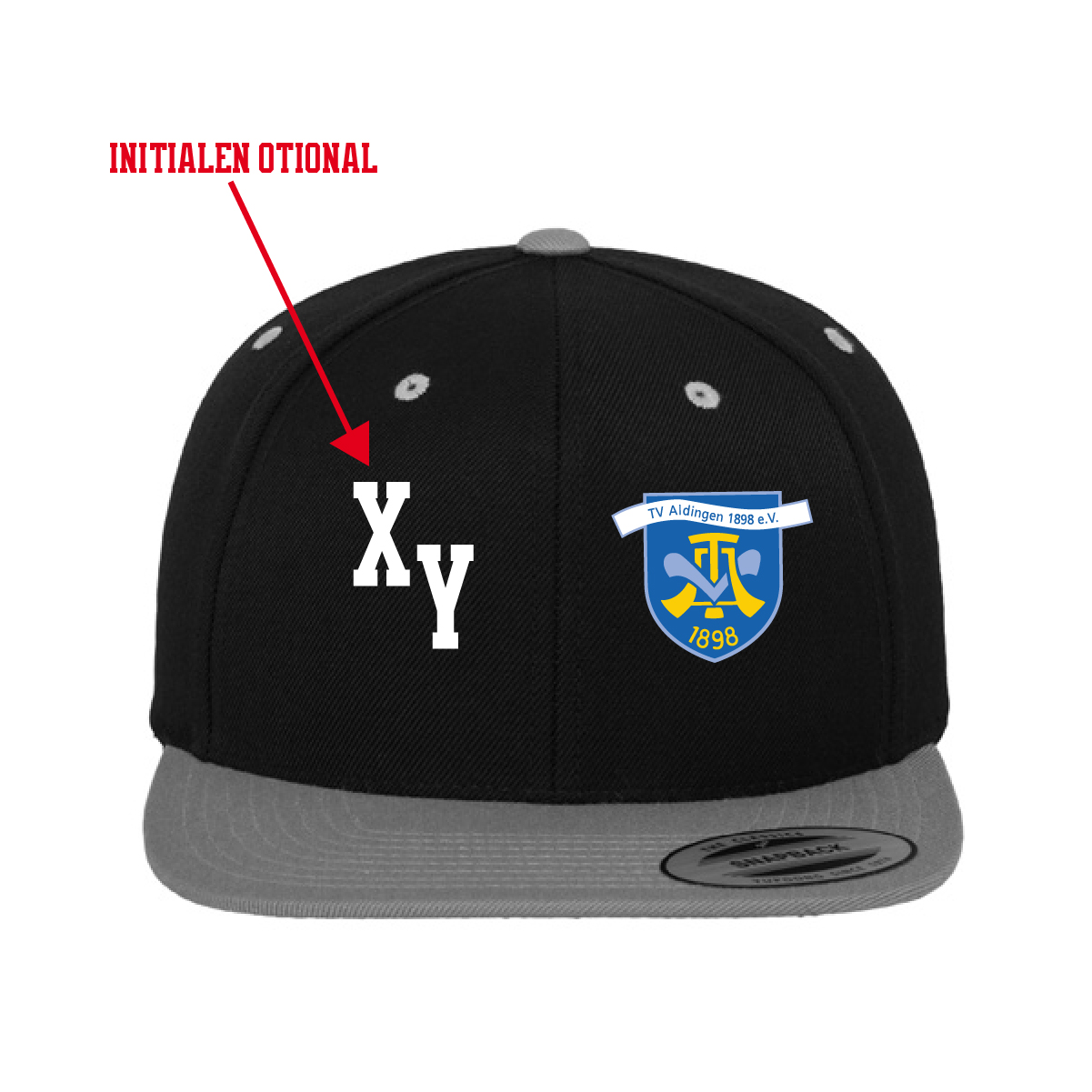 Classic Snapback 2-Tone inkl.Wappen (Initialen optional)