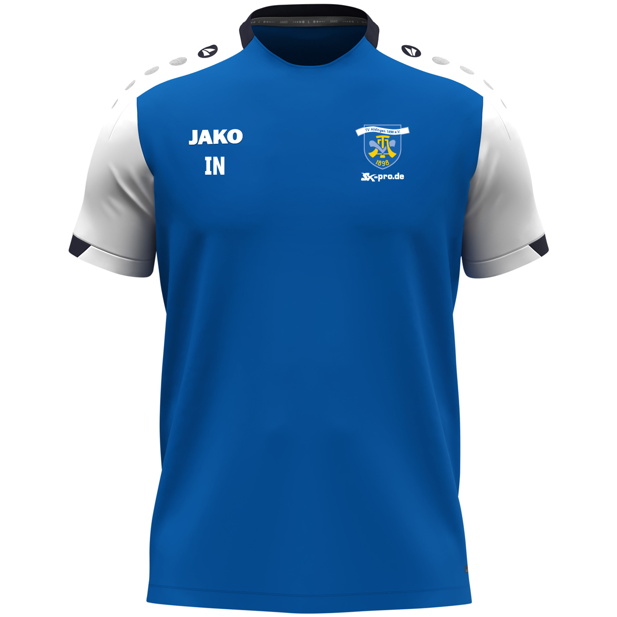 T-Shirt Dynamic inkl. Wappen und Vereinsname (Initialen optional)