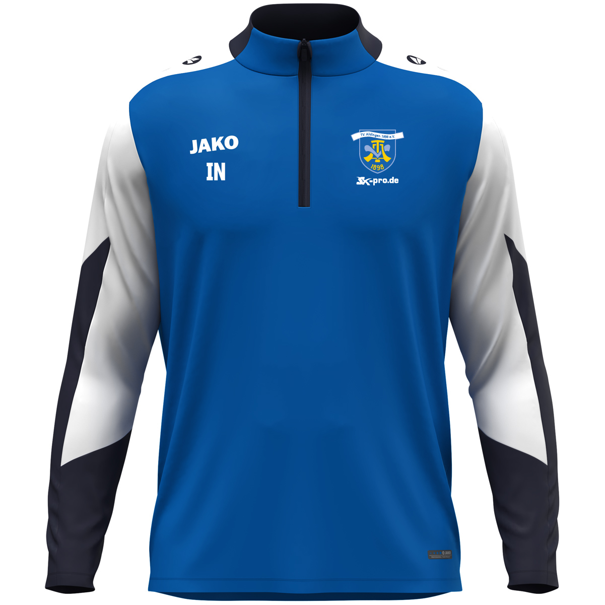 Ziptop Dynamic inkl. Wappen und Vereinsname (Initialen optional)