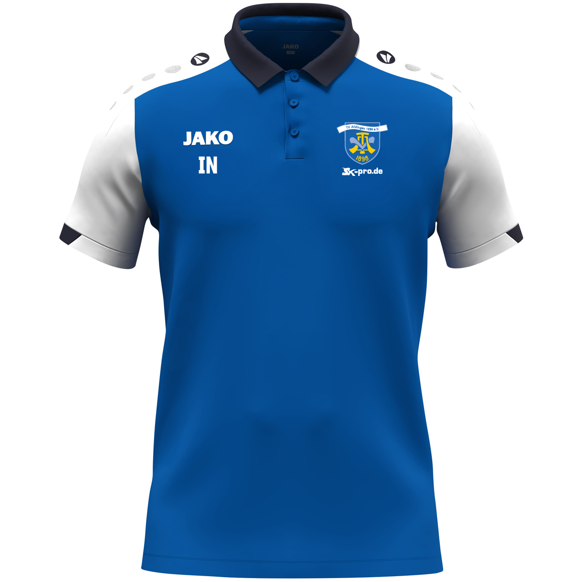 Polo Dynamic inkl. Wappen und Vereinsname (Initialen optional)